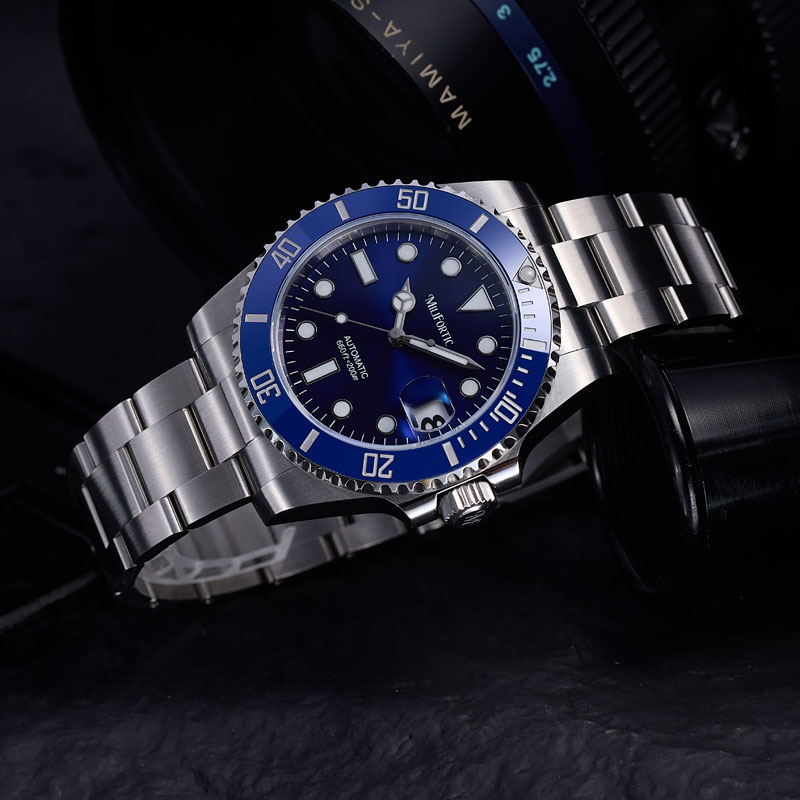 Milifortic D100 Mens 40mm Auto - Omega Watch Constellation ulasan dan harga
