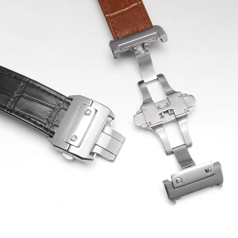 Tali jam tangan kulit asli ber - Cartier Watch Tank ulasan dan harga