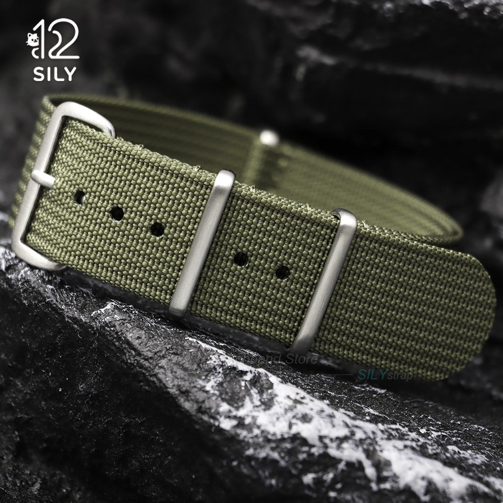 18mm 19mm 20mm 22mm Tali Jam T - Nato Strap Nylon ulasan dan harga