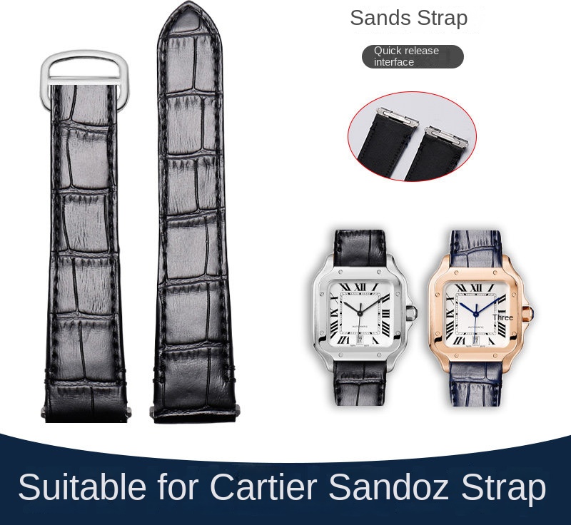 Tali Jam Tangan Kulit Sapi 21M - Cartier Watch Tank ulasan dan harga