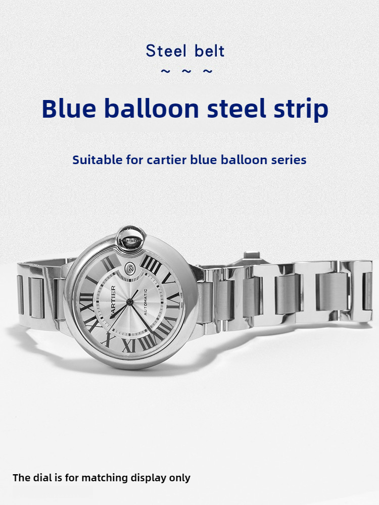 Tali jam tangan baja tahan kar - Cartier Watch Ballon Bleu ulasan dan harga