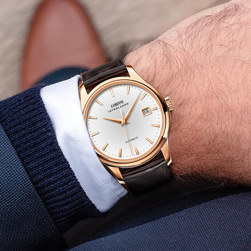 Jam Tangan Mekanis Pria LOBINN - Omega Watch Constellation ulasan dan harga
