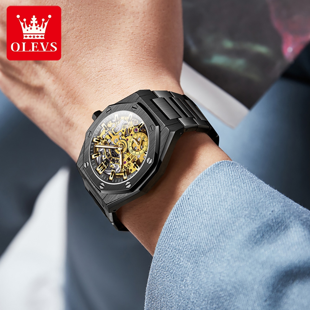 Jam Tangan OLEVS Mewah Pria Be - Patek Philippe Watch Nautilus ulasan dan harga